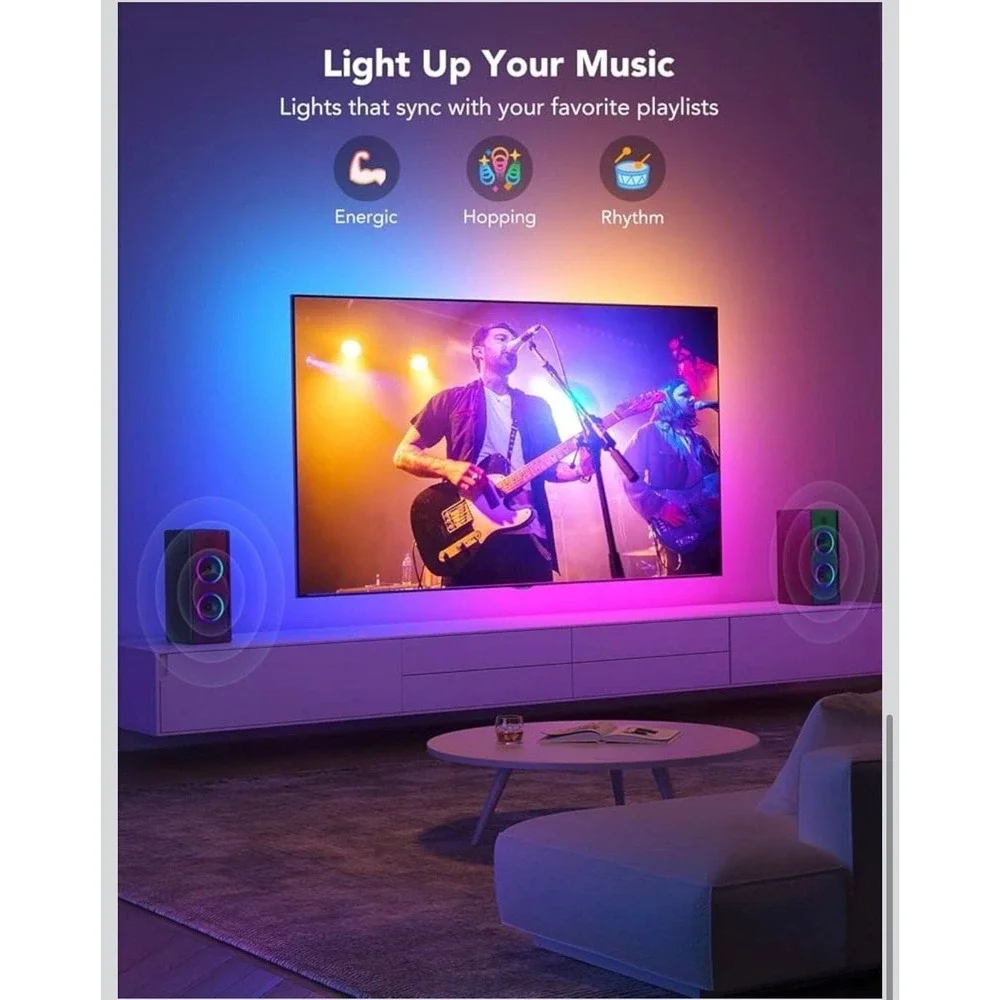 Govee TV LED Backlight, RGBIC Smart LED‎ Strip Lights for 55-65 Inch TVs with BT